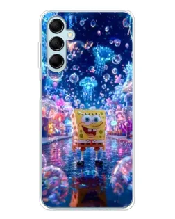 Чехол для Samsung Galaxy M16 с картинкой «Неоновый океан»