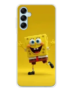 Чехол для Samsung Galaxy M16 с картинкой «Позитивный Губка Боб»