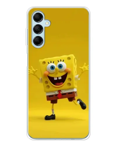 Чехол для Samsung Galaxy M16 с картинкой «Позитивный Губка Боб»