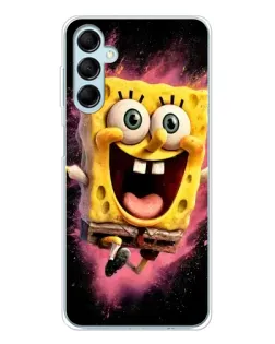 Чехол для Samsung Galaxy M16 с картинкой «Взрывной Спанч Боб»