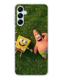 Чехол для Samsung Galaxy M16 с картинкой «Друзья на лужайке»