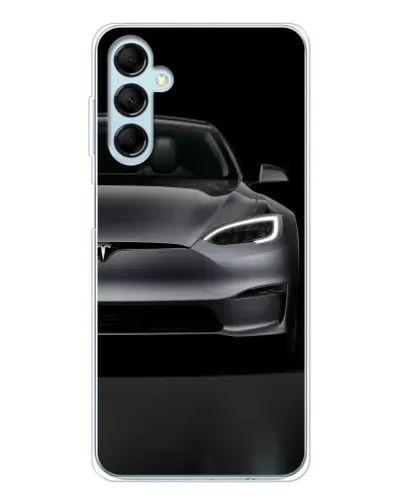 Чехол для Samsung Galaxy M16 с картинкой «Tesla Model S Look» Чехол для Samsung Galaxy M16 с картинкой «Tesla Model S Look»