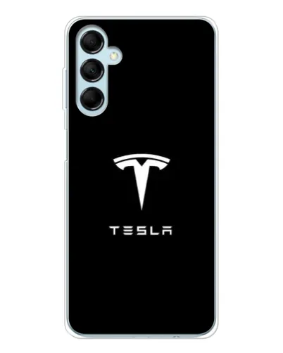 Чехол для Samsung Galaxy M16 с картинкой «Tesla White Logo» Чехол для Samsung Galaxy M16 с картинкой «Tesla White Logo»