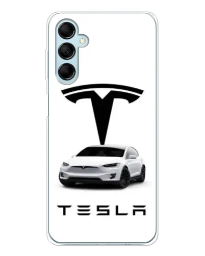 Чехол для Samsung Galaxy M16 с картинкой «Tesla White Style» Чехол для Samsung Galaxy M16 с картинкой «Tesla White Style»