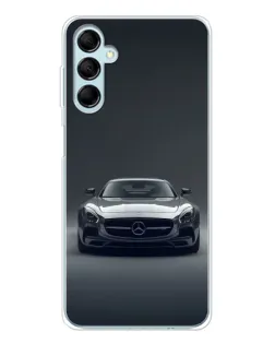 Чохол для Samsung Galaxy M16 з картинкою «Mercedes на чорному»