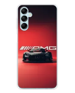 Чехол для Samsung Galaxy M16 с картинкой «Mercedes AMG — красная линия»