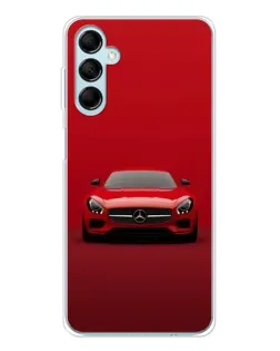 Чохол для Samsung Galaxy M16 з картинкою «Червоний Mercedes AMG»