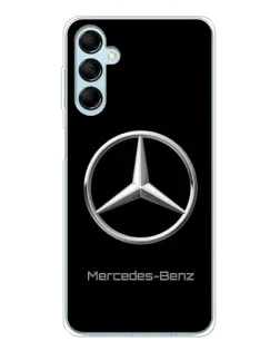 Чехол для Samsung Galaxy M16 с картинкой «Mercedes Silver Logo»