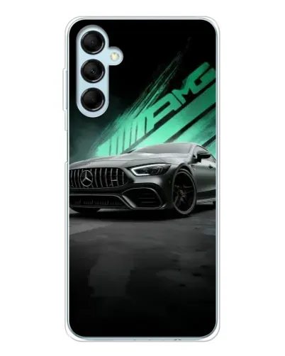 Чехол для Samsung Galaxy M16 с картинкой «Темный Mercedes AMG»