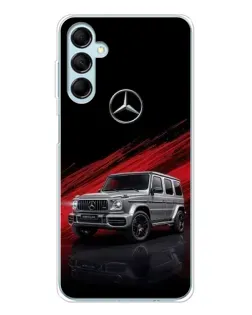 Чехол для Samsung Galaxy M16 с картинкой «Mercedes G-Class красный»