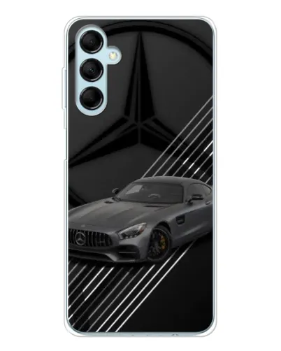 Чехол для Samsung Galaxy M16 с картинкой «Mercedes AMG — графика»