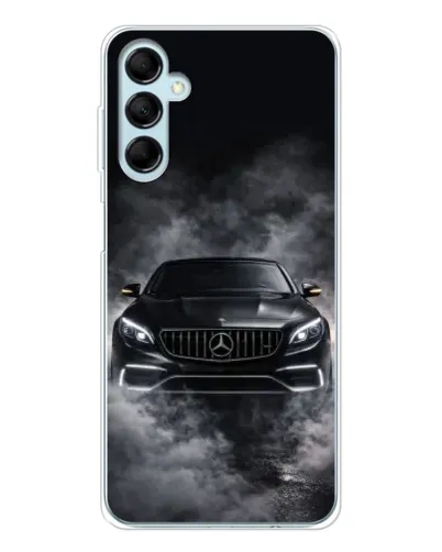 Чехол для Samsung Galaxy M16 с картинкой «Mercedes в дыму»