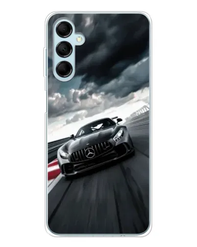 Чехол для Samsung Galaxy M16 с картинкой «Гоночный Mercedes AMG»