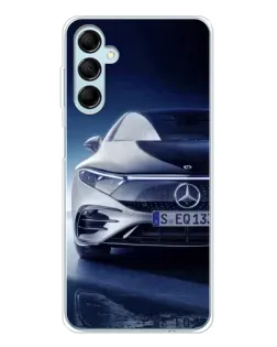 Чехол для Samsung Galaxy M16 с картинкой «Mercedes EQ — будущее»