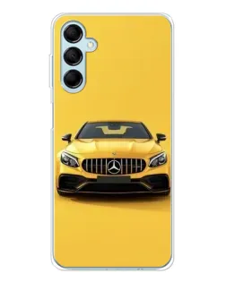 Чехол для Samsung Galaxy M16 с картинкой «Желтый Mercedes GT»