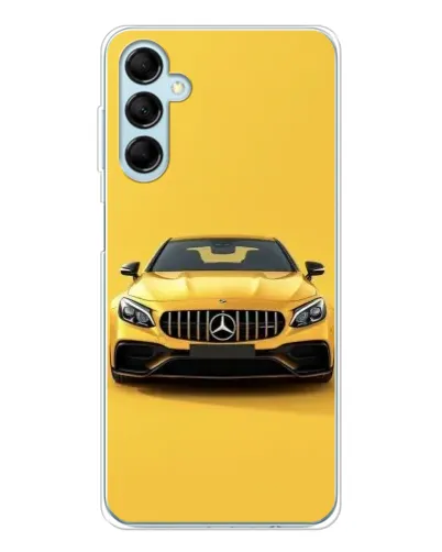 Чехол для Samsung Galaxy M16 с картинкой «Желтый Mercedes GT»