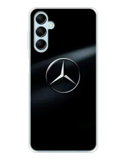 Чехол для Samsung Galaxy M16 с картинкой «Mercedes на металле»