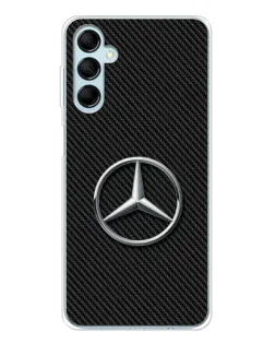 Чехол для Samsung Galaxy M16 с картинкой «Карбоновый Mercedes стиль»