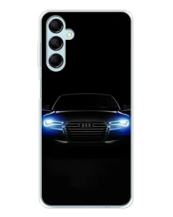 Чехол для Samsung Galaxy M16 с картинкой «Audi в неоне»