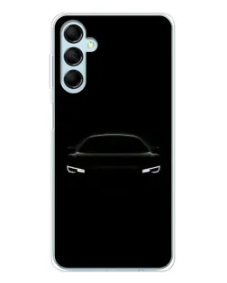 Чехол для Samsung Galaxy M16 с картинкой «Взгляд Audi в темноте»