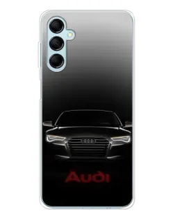 Чехол для Samsung Galaxy M16 с картинкой «Audi — градиентный контур»