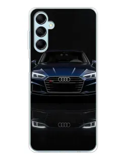 Чехол для Samsung Galaxy M16 с картинкой «Audi — ночное отражение»