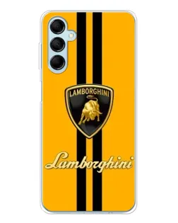 Чехол для Samsung Galaxy M16 с картинкой «Lamborghini Stripe желтый» Чехол для Samsung Galaxy M16 с картинкой «Lamborghini Stripe желтый»