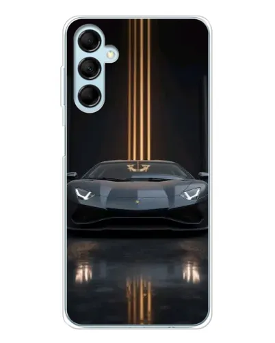 Чехол для Samsung Galaxy M16 с картинкой «Lamborghini золотые линии» Чехол для Samsung Galaxy M16 с картинкой «Lamborghini золотые линии»