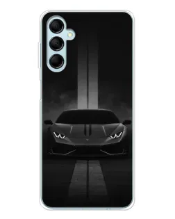 Чехол для Samsung Galaxy M16 с картинкой «Lamborghini симметрия дорог»