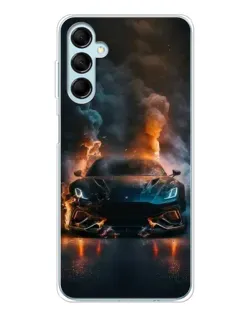 Чехол для Samsung Galaxy M16 с картинкой «Lamborghini дымная эстетика»