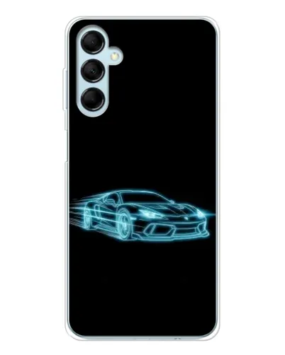 Чехол для Samsung Galaxy M16 с картинкой «Неоновый контур Lamborghini» Чехол для Samsung Galaxy M16 с картинкой «Неоновый контур Lamborghini»