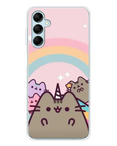 Чехол для Samsung Galaxy M16 с картинкой «Единорог Pusheen»