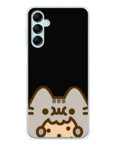 Чехол для Samsung Galaxy M16 с картинкой «Пушин на черном»