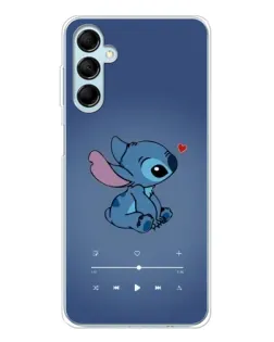 Чехол для Samsung Galaxy M16 с картинкой «Музыкальный Stitch»