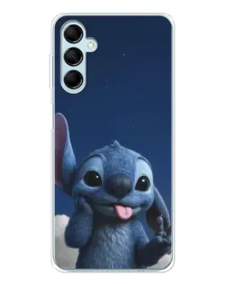 Чехол для Samsung Galaxy M16 с картинкой «Стич в облаках»