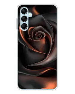 Чехол для Samsung Galaxy M16 с картинкой «Шелковая черная роза» Чехол для Samsung Galaxy M16 с картинкой «Шелковая черная роза»