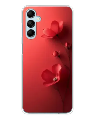 Чехол для Samsung Galaxy M16 с картинкой «Маковые соцветия»