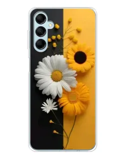 Чехол для Samsung Galaxy M16 с картинкой «Подсолнух и ромашка» Чехол для Samsung Galaxy M16 с картинкой «Подсолнух и ромашка»