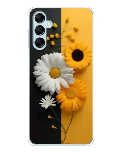 Чехол для Samsung Galaxy M16 с картинкой «Подсолнух и ромашка»