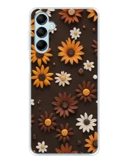 Чехол для Samsung Galaxy M16 с картинкой «Узор из маленьких подсолнухов» Чехол для Samsung Galaxy M16 с картинкой «Узор из маленьких подсолнухов»