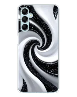 Чехол для Samsung Galaxy M16 с картинкой «Черно-белая спираль» Чехол для Samsung Galaxy M16 с картинкой «Черно-белая спираль»