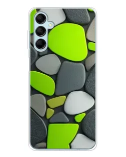 Чехол для Samsung Galaxy M16 с картинкой «Яркая неоновая галька»