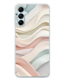 Чехол для Samsung Galaxy M16 с картинкой «Пастельные нежные волны»