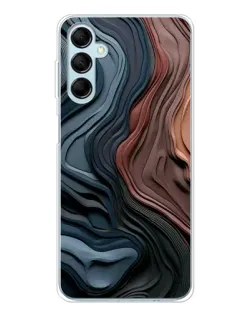 Чехол для Samsung Galaxy M16 с картинкой «Цветные волны каньона»