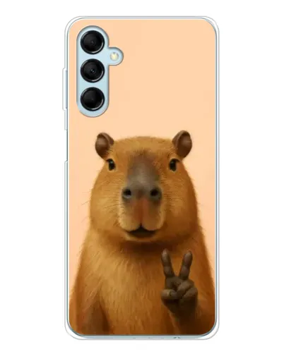 Чехол для Samsung Galaxy M16 с картинкой «Капибара виктория» Чехол для Samsung Galaxy M16 с картинкой «Капибара виктория»