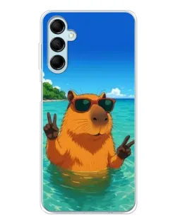 Чохол для Samsung Galaxy M16 з картинкою «Морська капібара» Чохол для Samsung Galaxy M16 з картинкою «Морська капібара»