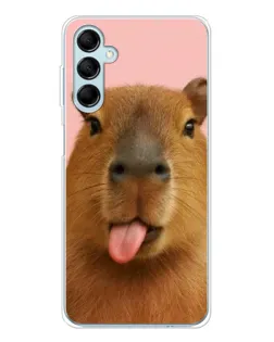 Чохол для Samsung Galaxy M16 з картинкою «Капібара з язиком» Чохол для Samsung Galaxy M16 з картинкою «Капібара з язиком»