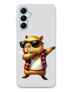 Чохол для Samsung Galaxy M16 з картинкою «Капібара репер даб» Чохол для Samsung Galaxy M16 з картинкою «Капібара репер даб»