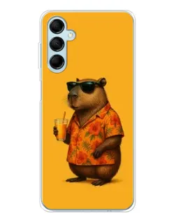 Чохол для Samsung Galaxy M16 з картинкою «Капібара на відпочинку» Чохол для Samsung Galaxy M16 з картинкою «Капібара на відпочинку»