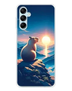 Чохол для Samsung Galaxy M16 з картинкою «Захід сонця з капібарою» Чохол для Samsung Galaxy M16 з картинкою «Захід сонця з капібарою»
